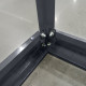 Szklarnia ogrodowa 2x2,5 m RINCA z aluminium antracytowego i szkła hartowanego 4 mm + podstawa - Green Protect