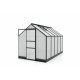 Szklarnia Apollo 6,2 m² z aluminium i paneli poliwęglanowych 4 mm w kolorze czarnym - Vitavia