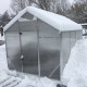 Szklarnia ogrodowa 3,3m² z aluminium i poliwęglanu 6mm Sanus UP! L3 - Gampre