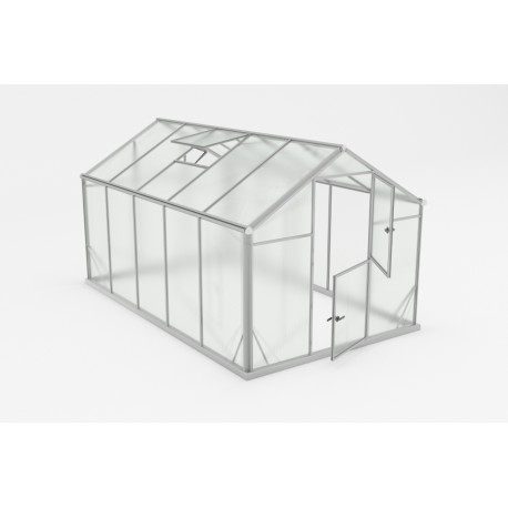Szklarnia ogrodowa 7,92m² z aluminium i poliwęglanu 6mm Sanus UP! L8 - Gampre