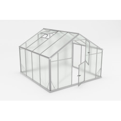 Szklarnia ogrodowa Sanus UP! XL9 8,41 m² z aluminium i poliwęglanu 6 mm - Gampre
