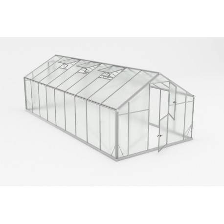 Szklarnia ogrodowa 18,6 m² z aluminium i poliwęglanu 6 mm Sanus UP! XL18 - Gampre