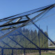 Szklarnia ogrodowa 4,35m² z czarnego aluminium i szkła hartowanego Sanus XL4 - Gampre