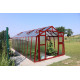 Szklarnia ogrodowa ze szkła dyfuzyjnego 4mm Primus K6 - 276x605 cm - Limes