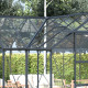Szklarnia ogrodowa Orangerie B 12 m² antracytowa z 4 mm szkła hartowanego + podstawa Green Protect