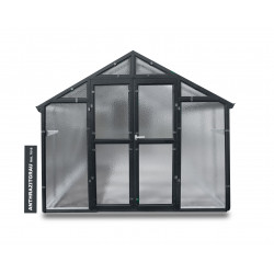 Szklarnia ogrodowa z poliwęglanu 8 mm Variant J6 Kolor - 249x605 cm - Limes