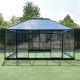 Szklarnia ogrodowa 4x3 m DUCHESSE z aluminium i szkła hartowanego 4 mm - Green Protect