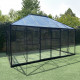 Szklarnia ogrodowa 4x3 m DUCHESSE z aluminium i szkła hartowanego 4 mm - Green Protect