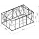 Szklarnia ogrodowa 4x3 m DUCHESSE z aluminium i szkła hartowanego 4 mm - Green Protect