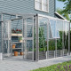 Szklarnia przyścienna Helena 7,0 m² z aluminium - Vitavia