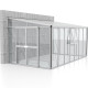 Szklarnia przyścienna Helena 11,9 m² z aluminium - Vitavia