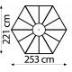 Pawilon szklarniowy Juno 4,5 m² - Vitavia