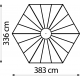 Pawilon szklarniowy Juno 9,0 m² - Vitavia