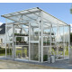 Szklarnia Aura 7,8 m² z aluminium, szkła hartowanego 3 mm i poliwęglanu 10 mm - Vitavia