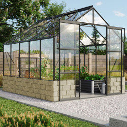 Szklarnia Cassandra czarna 8,3 m² bez fundamentu - Vitavia