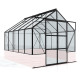 Szklarnia Cassandra czarna 8,3 m² bez fundamentu - Vitavia