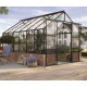 Szklarnia Cassandra 9,9 m² czarna, bez fundamentu - Vitavia