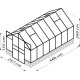 Szklarnia aluminiowa Cassandra 11,5 m² bez fundamentu - Vitavia