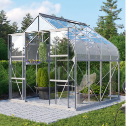 Szklarnia Dione 6,7 m² z aluminium i szkła hartowanego 3 mm - Vitavia
