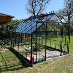 Zestaw wymiennych szyb ze szkła hartowanego 4mm do szklarni o powierzchni 12,84m² - Green Protect