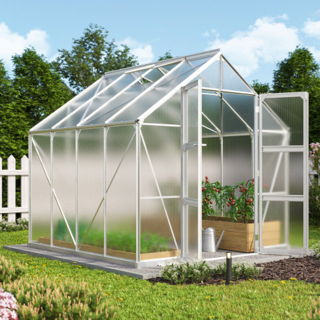 Szklarnia Domus 6,7 m² z aluminium i paneli poliwęglanowych 4 mm - Vitavia