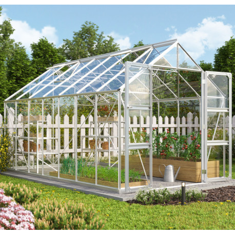Szklarnia Domus 11,5 m² z aluminium i szkła hartowanego 3 mm - Vitavia