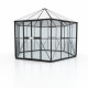 Pawilon szklarniowy Juno 9,0 m² w kolorze czarnym - Vitavia