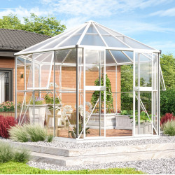 Pawilon szklarniowy Juno 9,0 m² w kolorze białym - Vitavia