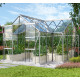 Szklarnia Sirona 13,0 m² z aluminium i szkła hartowanego 3 mm - Vitavia