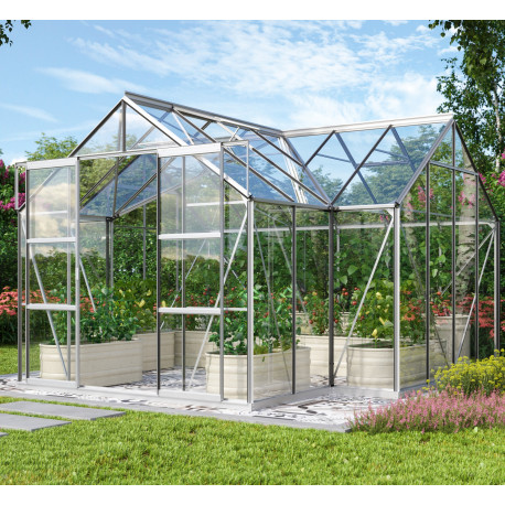 Szklarnia Sirona 13,0 m² z aluminium i szkła hartowanego 3 mm - Vitavia