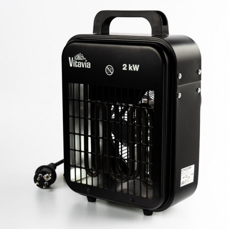 Elektryczny grzejnik szklarniowy 2000W - z funkcją wentylatora - Vitavia 