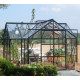 Szklarnia Sirona 13,0 m² z aluminium i szkła hartowanego 3 mm w kolorze czarnym - Vitavia