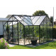 Szklarnia Sirona 13,0 m² z aluminium i szkła hartowanego 3 mm w kolorze czarnym - Vitavia
