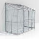 Szklarnia przyścienna Styx 3,3 m² z aluminium i szkła hartowanego 3 mm - Vitavia