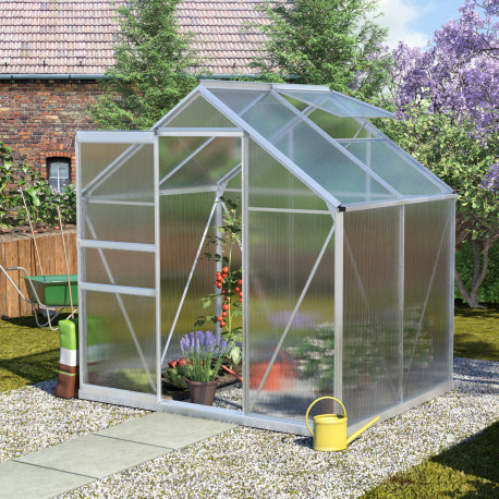 Szklarnia Calypso 3,0 m² z aluminium i paneli poliwęglanowych 6 mm - Vitavia