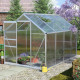 Szklarnia Calypso 5,8 m² z aluminium i paneli poliwęglanowych 4 mm - Vitavia