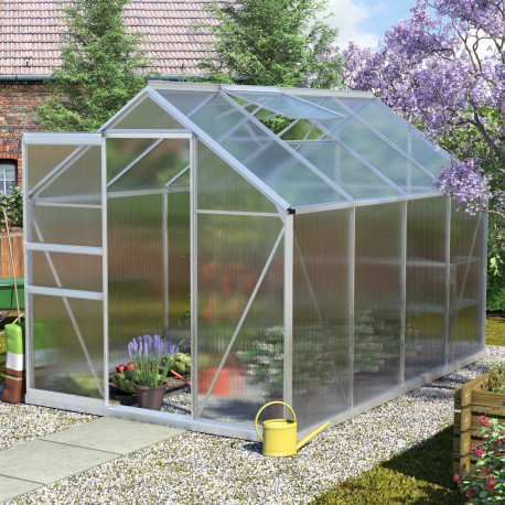 Szklarnia Calypso 5,8 m² z aluminium i paneli poliwęglanowych 4 mm - Vitavia