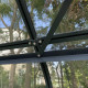 Szklarnia ogrodowa 3x4,2 m COMTESSE z antracytowego aluminium i szkła hartowanego 4 mm - Green Protect 