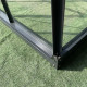 Szklarnia ogrodowa 3x4,2 m COMTESSE z antracytowego aluminium i szkła hartowanego 4 mm - Green Protect 
