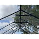 Szklarnia ogrodowa 3x4,8 m COMTESSE z antracytowego aluminium i szkła hartowanego 4 mm - Green Protect
