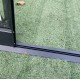 Konstrukcja szklarni ogrodowej (bez paneli) 16,32 m² z antracytowego aluminium - Green Protect