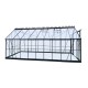 Konstrukcja szklarni ogrodowej (bez paneli) 16,32 m² z antracytowego aluminium - Green Protect