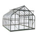 Szklarnia ogrodowa 3x4,2 m COMTESSE z antracytowego aluminium i szkła hartowanego 4 mm - Green Protect 