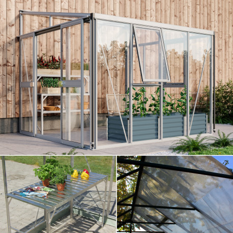 Zestaw szklarnia Helena 7 m² + akcesoria - Vitavia