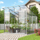 Szklarnia Freya 7,6 m² z aluminium, szkła hartowanego 3 mm i poliwęglanu 6 mm - Vitavia
