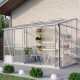 Szklarnia przyścienna Osiris 6,5 m² z aluminium i paneli poliwęglanowych 4 mm - Vitavia