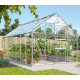 Szklarnia Merkur 11,5 m² z aluminium i szkła hartowanego 3 mm - Vitavia