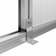 Szklarnia ogrodowa 5,15m² z szarego aluminium i paneli poliwęglanowych o grubości 6mm Rhodo III - KGT