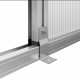 Szklarnia ogrodowa 6,81m² z szarego aluminium i paneli poliwęglanowych o grubości 6mm Callas IV - KGT