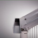 Szklarnia ogrodowa 6,81m² z szarego aluminium i paneli poliwęglanowych o grubości 6mm Callas IV - KGT